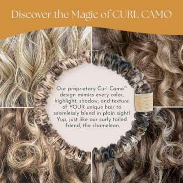 Authentic Mulberry Silk Skinny Hair Match Scrunchies for Women, Anti Breakage Hair Ties for Curly Thick & Thin Hair, No Dent, No Pull, 100% Silk for Buns, Sleep & Ponytail, Cool Blonde/Bronde (4 Pack)