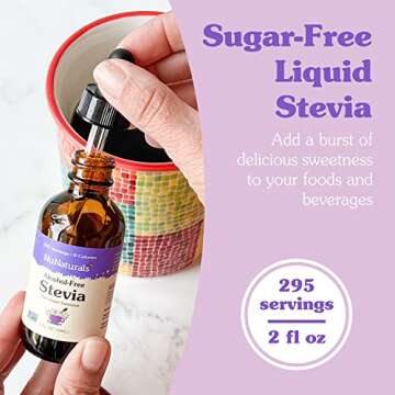 NuNaturals Sugar-Free Liquid Stevia Sweetener 2oz