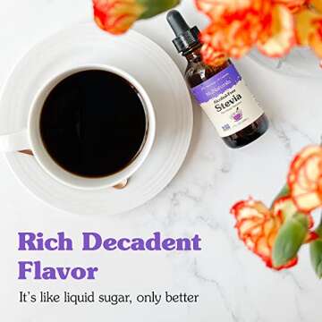 NuNaturals Sugar-Free Liquid Stevia Sweetener 2oz