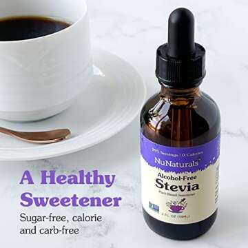 NuNaturals Sugar-Free Liquid Stevia Sweetener 2oz
