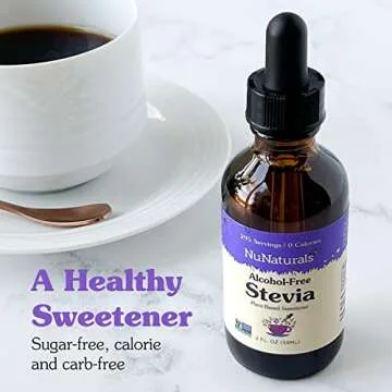 NuNaturals Sugar-Free Liquid Stevia Sweetener 2oz