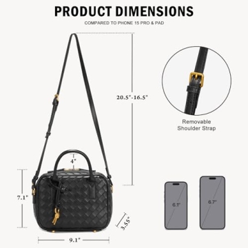 GASSDA Woven Bag for Women - Chic and Versatile Design