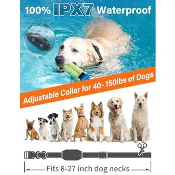 PaiPaitek Bark Collar - Waterproof & Rechargeable for Dogs