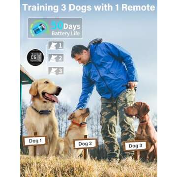 PaiPaitek Bark Collar - Waterproof & Rechargeable for Dogs