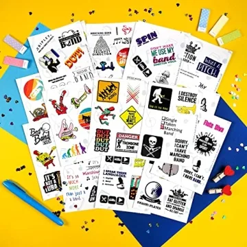 BulbaCraft Marching Band Stickers for Every Music Lover