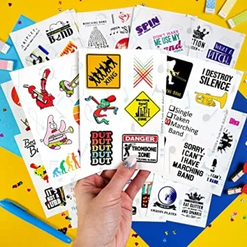BulbaCraft Marching Band Stickers for Every Music Lover