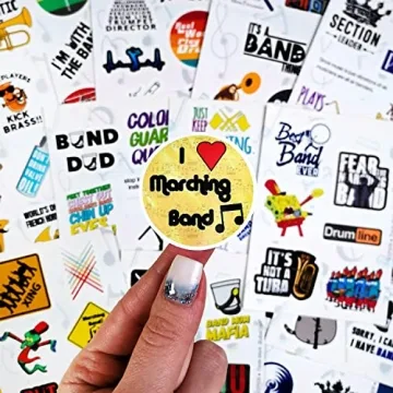 BulbaCraft Marching Band Stickers for Every Music Lover