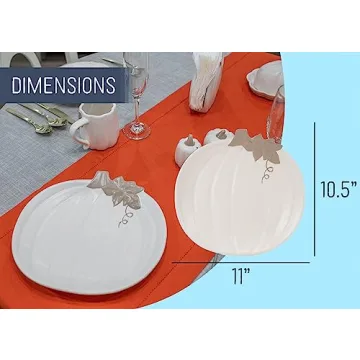 Stylish Pumpkin Shaped Serving Platter for Fall Festivities