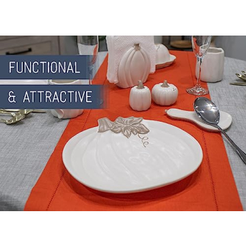 Stylish Pumpkin Shaped Serving Platter for Fall Festivities
