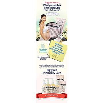 BIGGREEN Pregnancy Tummy Oil for Stretch Marks Prevention and Skin Elasticity – Big Green All-Natural Ordinary Skin Care Product Belly Oil 5 fl oz. EWG Verified