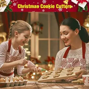 Hibery 15-Piece Christmas Cookie Cutters for Holiday Fun
