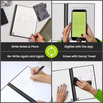 Rocketbook Core Reusable Notebook for School and Work