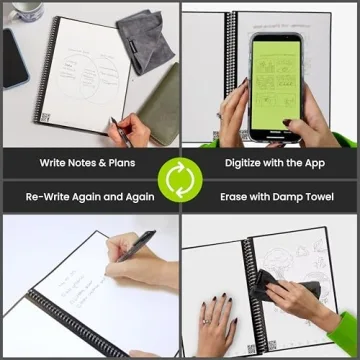 Rocketbook Core Reusable Notebook for School and Work