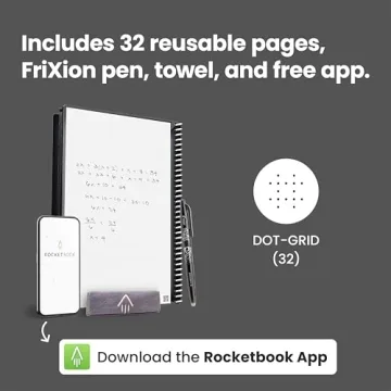Rocketbook Core Reusable Notebook for School and Work