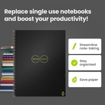 Rocketbook Core Reusable Notebook for School and Work