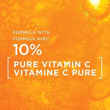 L'Oreal Paris Revitalift 10% Pure Vitamin C Face Serum, Brighter Skin, Reduced Wrinkles, Fragrance Free 1 0z.