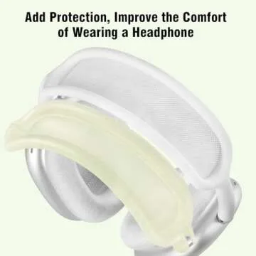 Case for Airpods Max Headphones,Ear Pad Case Cover/Ear Cups Cover/Headband Cover for AirPods Max(USB-C/Lightning)(2024/2020),Silicone Cover for Apple Airpod Max,Accessories Cases(Jelly Green)