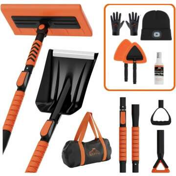 Complete RoofPax Winter Car Kit for Safe Driving