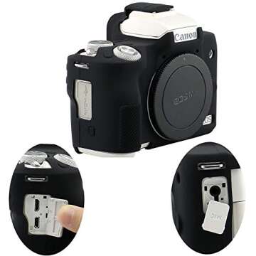 Yisau Case for Canon EOS M50/EOS M50 Mark II, Soft Silicone Skin Housing Protective Cover for Canon ...