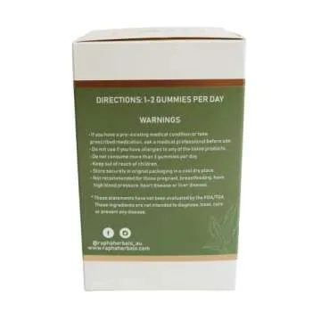 Rapha Herbals Sleep Gummies | Restorative Rest | Calming | THC Free | Vegan | Gluten Free | Organic | Ultra high Potency | 60 pcs | Comes with a complimentary Travel tin