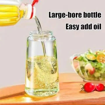 Vylxtyp 2 In 1 Oil Dispenser And Oil Sprayer, Oil Dispenser for Kitchen Spray, Oil Sprayer for Cooki...