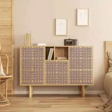 24Pcs Stencils for Painting, Reusable Geometric Painting Stencils Abstract Layering Stencil for Painting on Wooden Furniture Floor Decor DIY Supplies