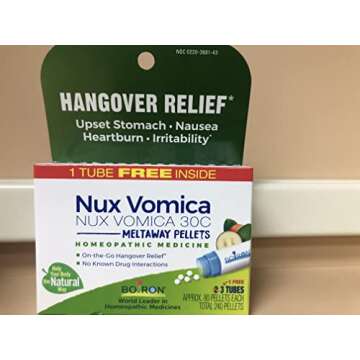 Boiron Nux Vomica 3 Pack - Relief from Nausea and Digestive Discomfort