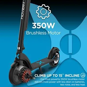 Hover-1 Blackhawk Electric Scooter - Fast & Safe Ride