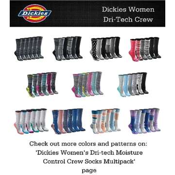 Dickies Women's Essential Crew Socks for Ultimate Comfort