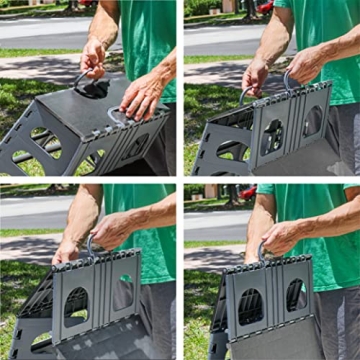 Bee Neat Folding Dog Stairs for Cars and Furniture