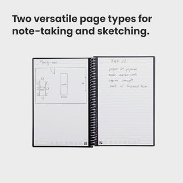 Rocketbook Fusion Reusable Productivity Planner for Students, 6x8.8