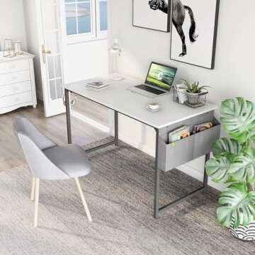 CubiCubi 32 Inch Computer Desk for Home Office