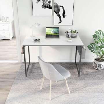 CubiCubi 32 Inch Computer Desk for Home Office