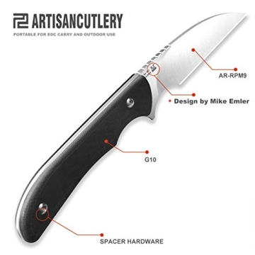 ARTISANCUTLERY Sea Snake Tactical Knife with AR-RPM9 Blade