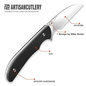 ARTISANCUTLERY Sea Snake Tactical Knife with AR-RPM9 Blade