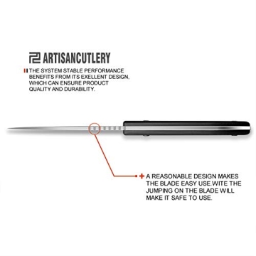 ARTISANCUTLERY Sea Snake Tactical Knife with AR-RPM9 Blade