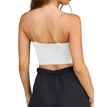 Avanova Women's Spaghetti Strap Crop Top for Summer Style