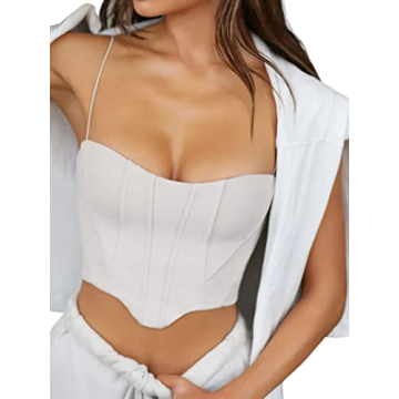 Avanova Women's Spaghetti Strap Crop Top for Summer Style