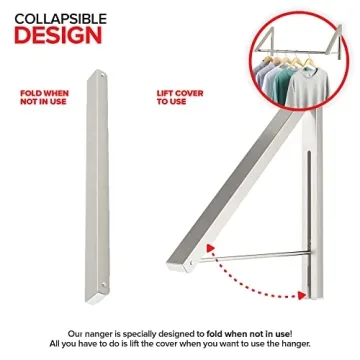 Innovative Double Foldable Clothes Rack for Efficient Drying