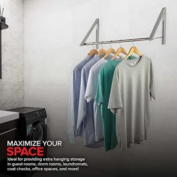 Innovative Double Foldable Clothes Rack for Efficient Drying