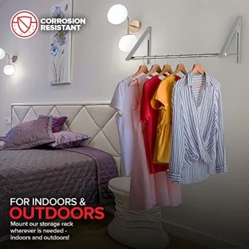 Innovative Double Foldable Clothes Rack for Efficient Drying