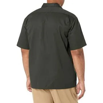 Dickies Olive Green Men's Work Shirt for Everyday Durability