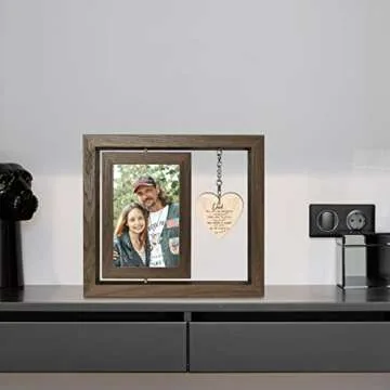 EYITUPC Loss of Father Sympathy Gift Memorial Gifts for Loss of Dad Picture Frame, In Memory of Dad Remembrance Grief Bereavement Gifts, Display Two 4x6