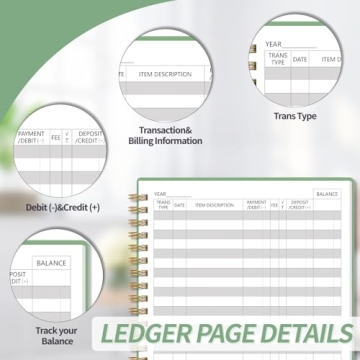 Accounting Ledger Book for Small Business & Family