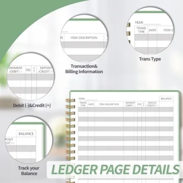 Accounting Ledger Book for Small Business & Family