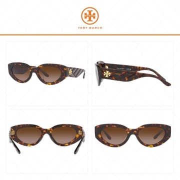 Tory Burch 51MM Cateye Sunglasses for Women in Dark Tortoise