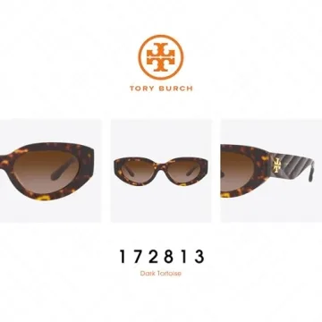 Tory Burch 51MM Cateye Sunglasses for Women in Dark Tortoise