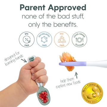 NumNum Baby Spoons Set for Self-Feeding