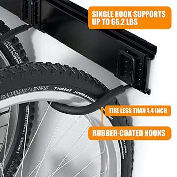 TORACK Bike Storage Rack for Indoor Bike Organization