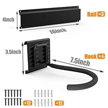 TORACK Bike Storage Rack for Indoor Bike Organization